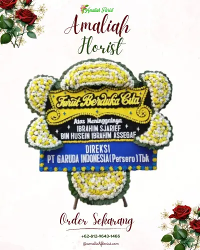 Papan Bunga Duka di Glawan