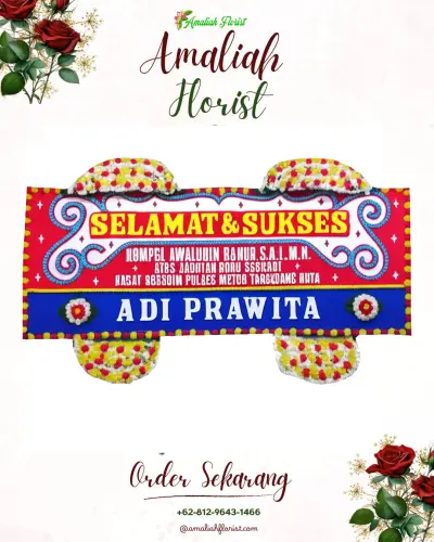 Karangan Bunga Ucapan Selamat di Glawan