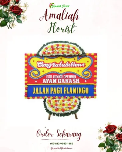 Bunga Papan Congratulation di Glawan